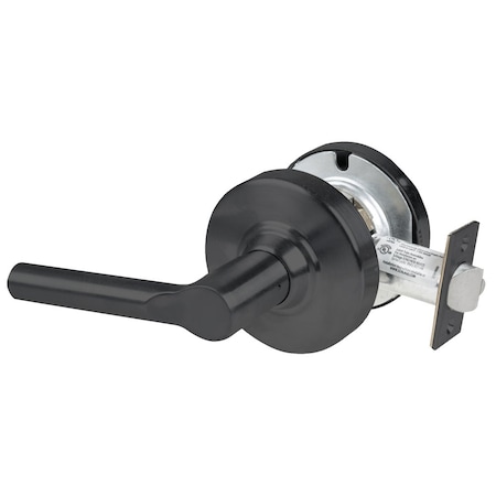 Schlage Grade 1 Exit Lock, Broadway Lever, Non-Keyed, Matte Black Finish, Non-Handed ND25D BRW 622